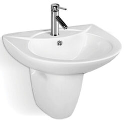 Chậu lavabo sứ treo tường LCT01