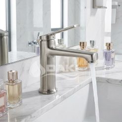 Vòi lavabo nóng lạnh inox 304 Daki DLNI-11
